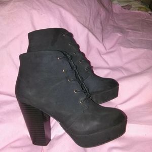 Women's high heel ankle boots